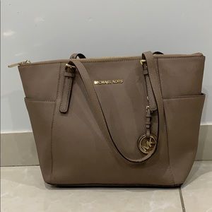 Michael Kors leather satchel women’s tote bag